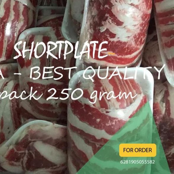 

♚ Daging Sapi Short Plate(US) Slice Beef / Yoshinoya Beef pack 250gram ☛