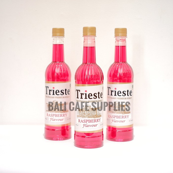 

Trieste Raspberry Syrup 650ml sirup rasa buah raspberi