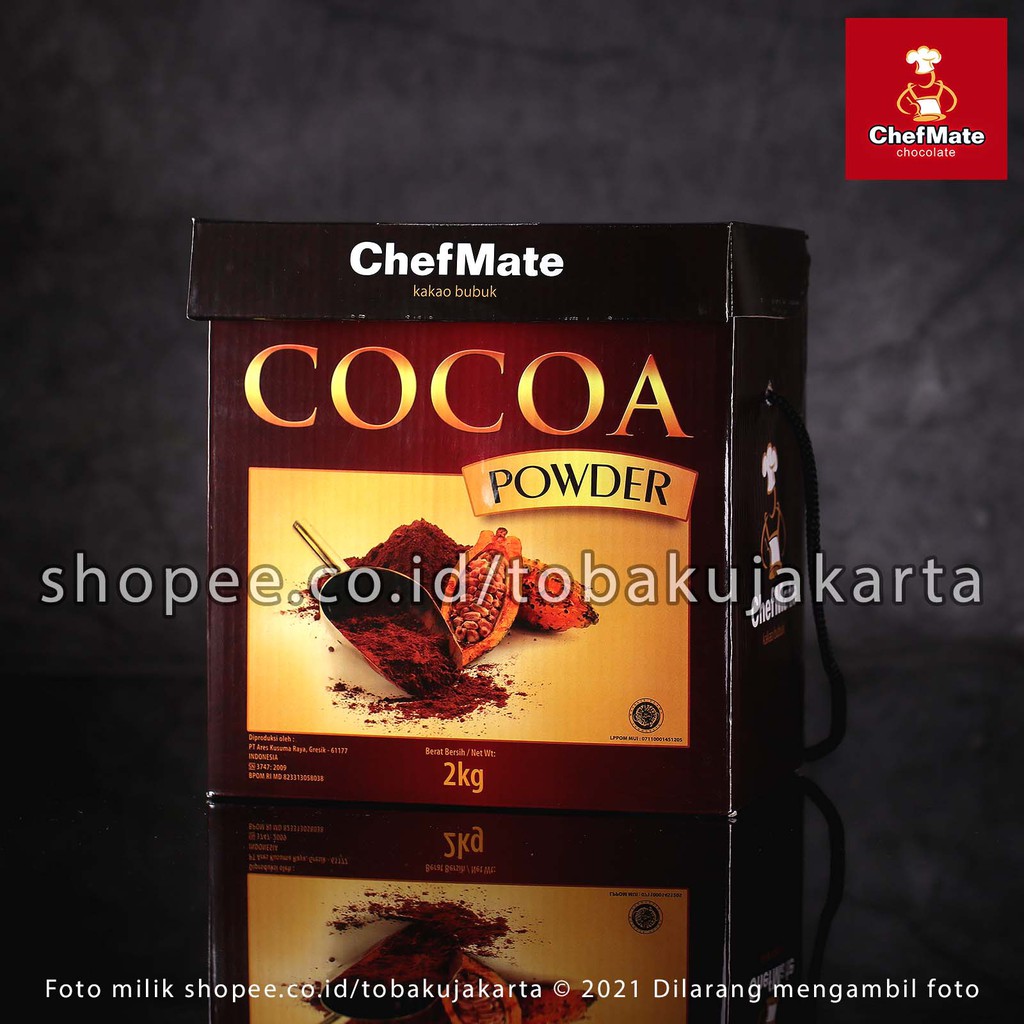 Chefmate Pure Cocoa Powder 2kg Cokelat Bubuk Murni 