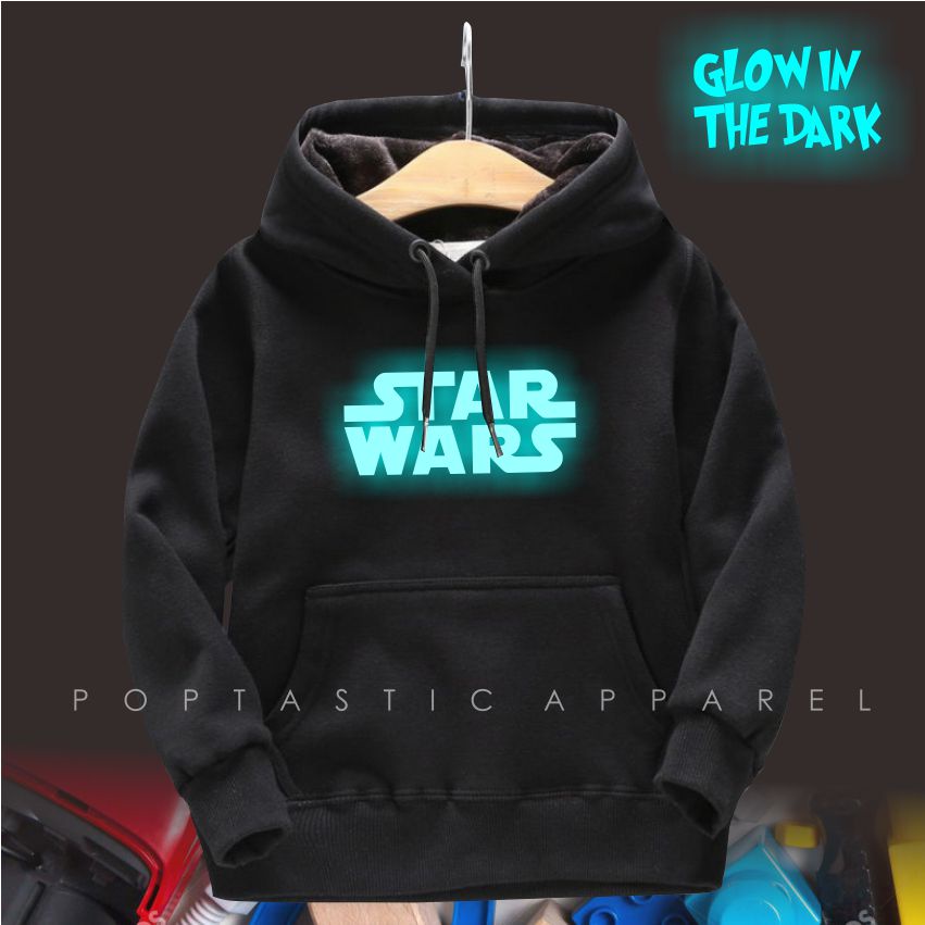 STAR WARS Jaket Distro Sweater Hoodie anak Laki-laki perempuan LOGO FLEECE TEBAL