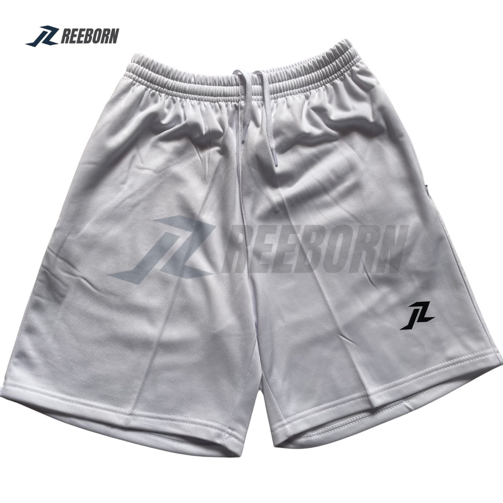 Celana Pendek Olahraga Pria dan Wanita RBN01 Celana Putih Pendek Tes TNI Polri