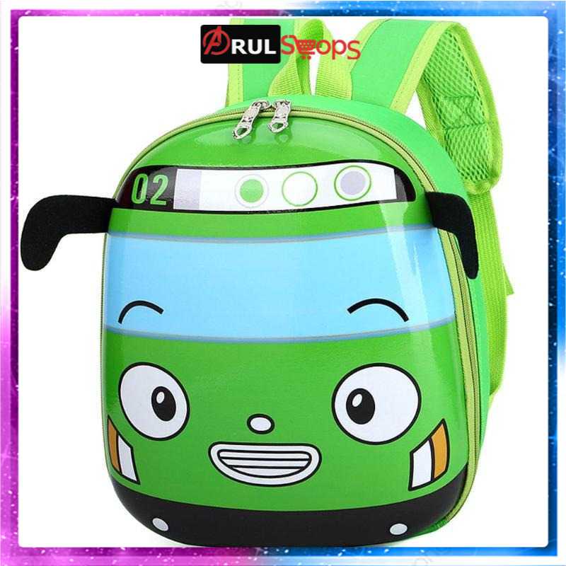 ARS - Toddi Tas Ransel Sekolah Anak Backpack Model Bus Tayo - E-300