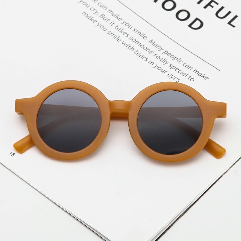 KACAMATA ANAK BULAT KACAMATA ANAK FASHION KACAMATA ANAK UV-BULAT KUNYIT