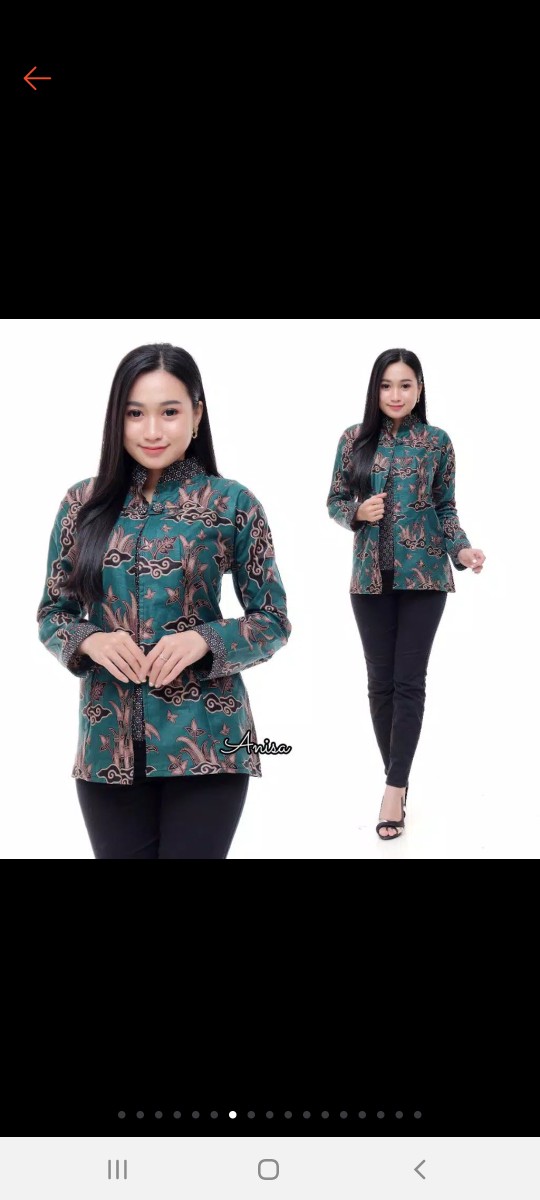 Atasan Batik Wanita Kerja Dolby Dolbi Dobby Doby Modern Dan Terbaru 2020