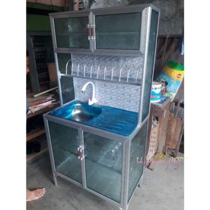 Rak Dapur Wastafel / Rak Piring Bahan Alumunium