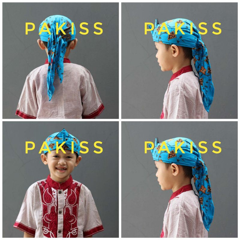 Blangkon Anak Motif Batik Cirebonan - Blangkon Anak Motif Batik 1