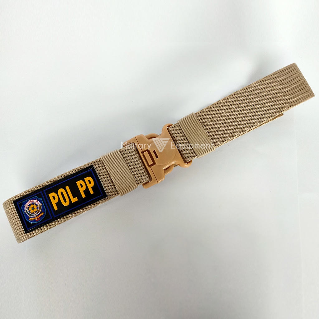 Kopel POL PP Sabuk Tactical Kopel Satpol PP Warna Cream Terbaru Bisa COD