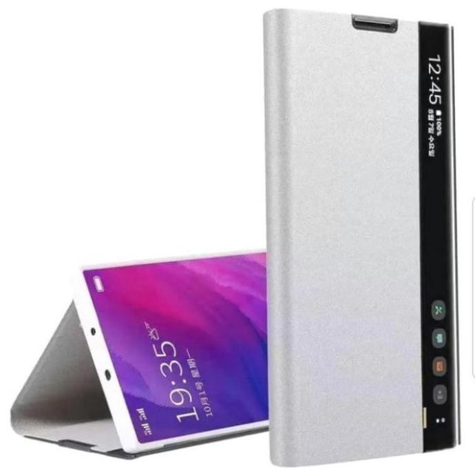 Bergaransi Samsung S9 Plus Flip Case Clear View Digital Flip Cover Leather Case Hemat