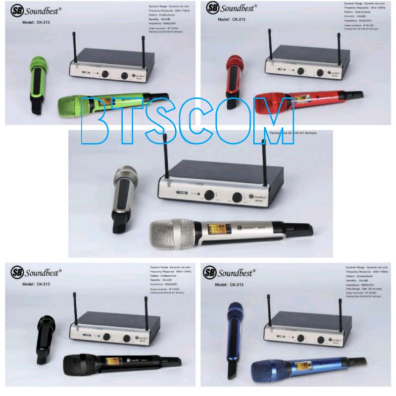 MIC WIRELESS  SOUNDBEST CK213 MIC WIRELESS CK 213
