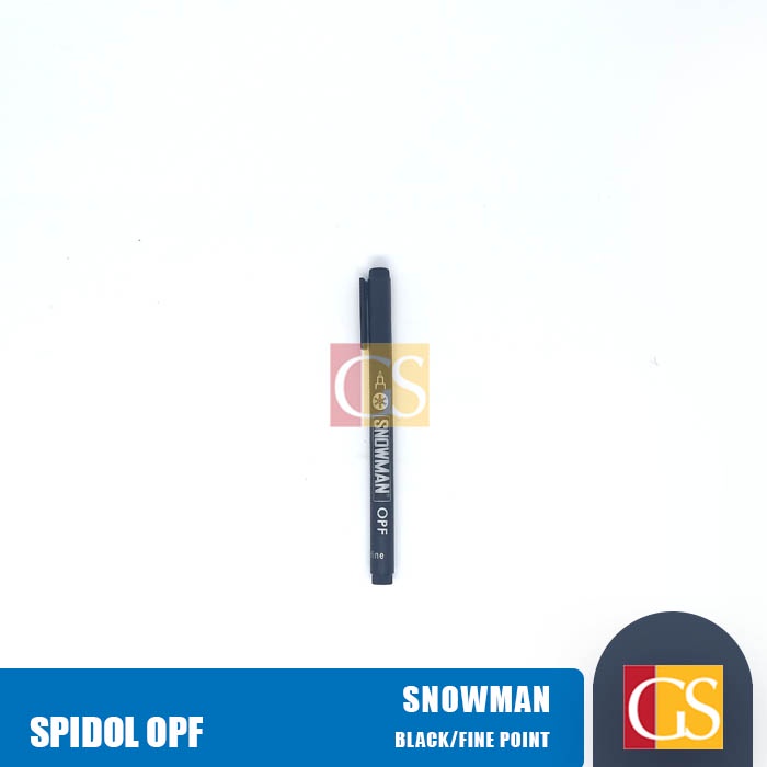 

Spidol Permanent Snowman OHP Marker OPF Hitam 0.5 mm Pulpen Permanen (1pcs)