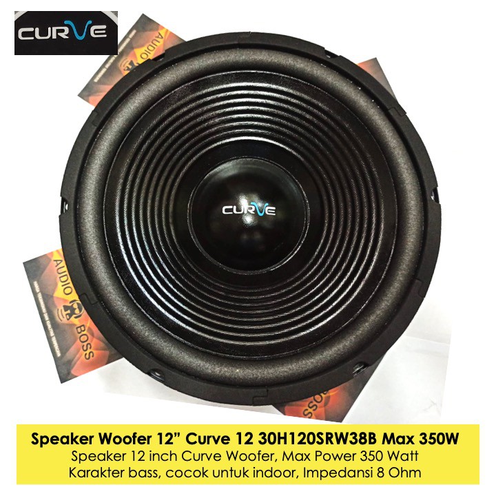 Speaker 12 Inch Curve Woofer 350 Watt - Speaker Curve Woofer 12 Inch 350W Speaker Curve 12" Woofer