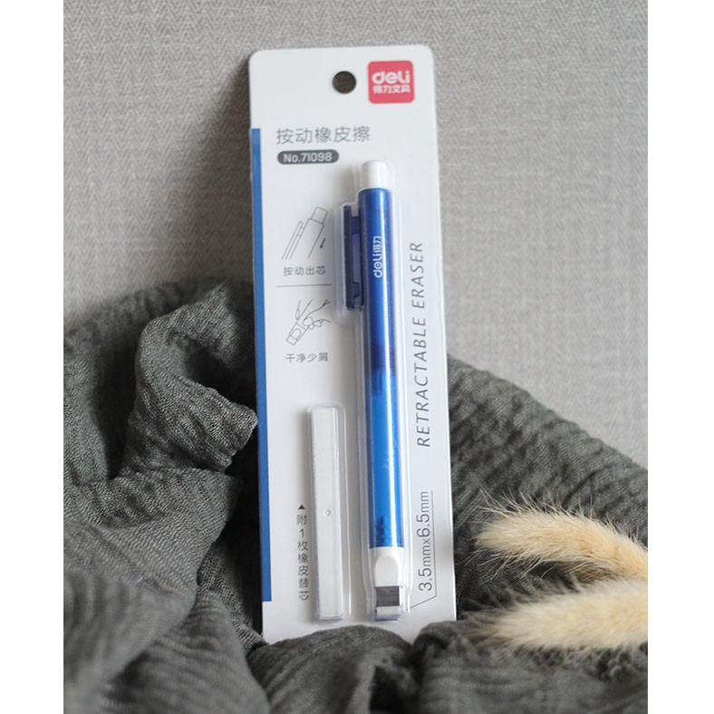 

PENGHAPUS PENSIL BENTUK PEN MEKANIK DAPAT DI REFILL