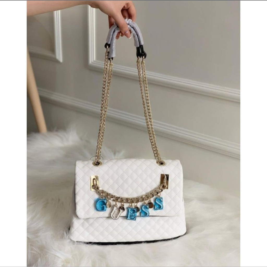 GUESS TAS SELEMPANG WANITA, TAS IMPORT