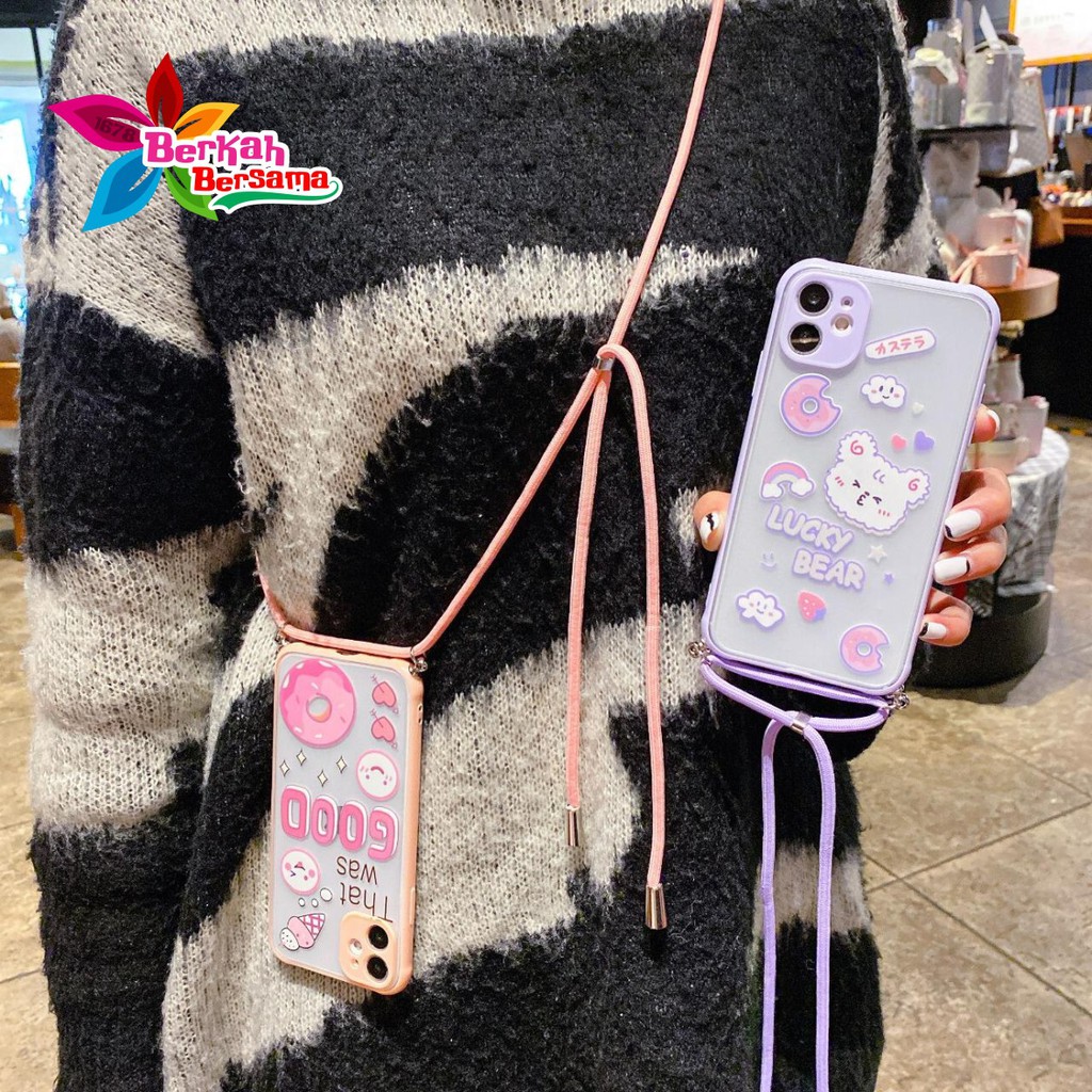SS181 CASE SLINGCASE TALI LANYARD SAMSUNG A10S M01S A20 A30 M10S A50 A50S A30S A31 A51 A21S BB4759