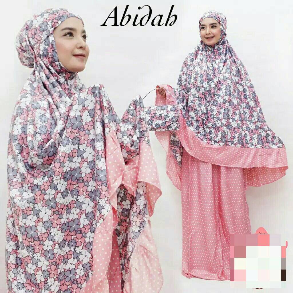 TBM MUKENA MOTIF BUNGA BAHAN KATUN PREMIUM