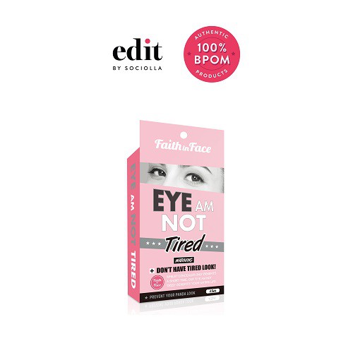 

Faith in Face Eye Am Not Tired Eye Patch 3gr x 4 pair Edit by Sociolla