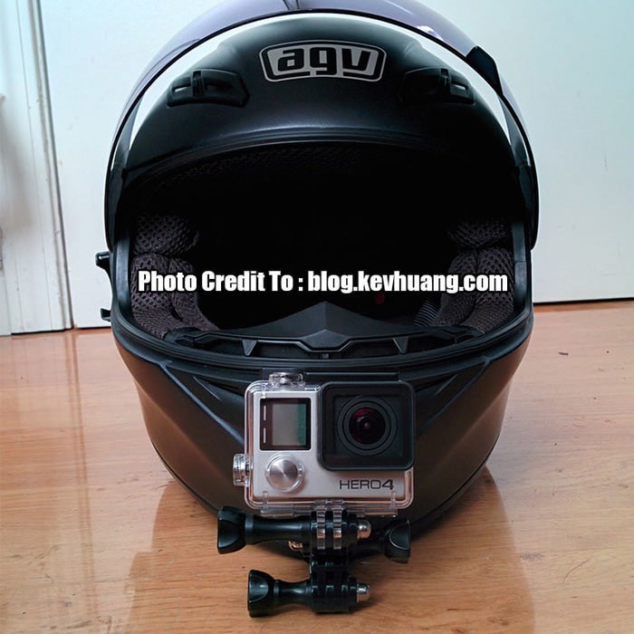 Helm Front Mount Moto Vlog Mounting Front Helmet Kit For Gopro Camera
