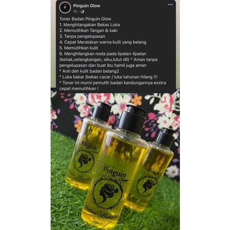 Toner Badan Pinguin Glow