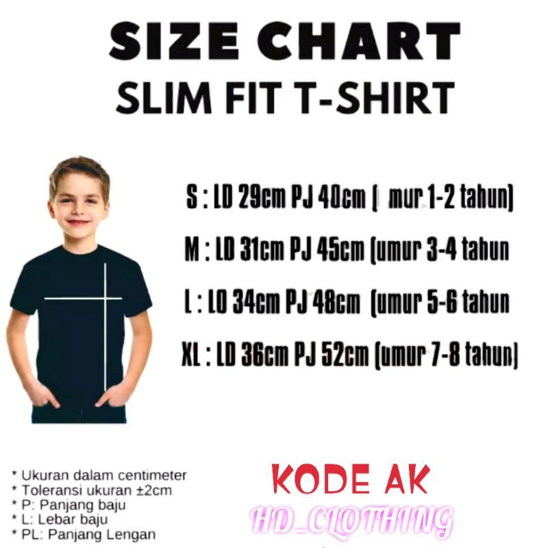 KAOS ANAK SUPERHERO KODE ANAK 37