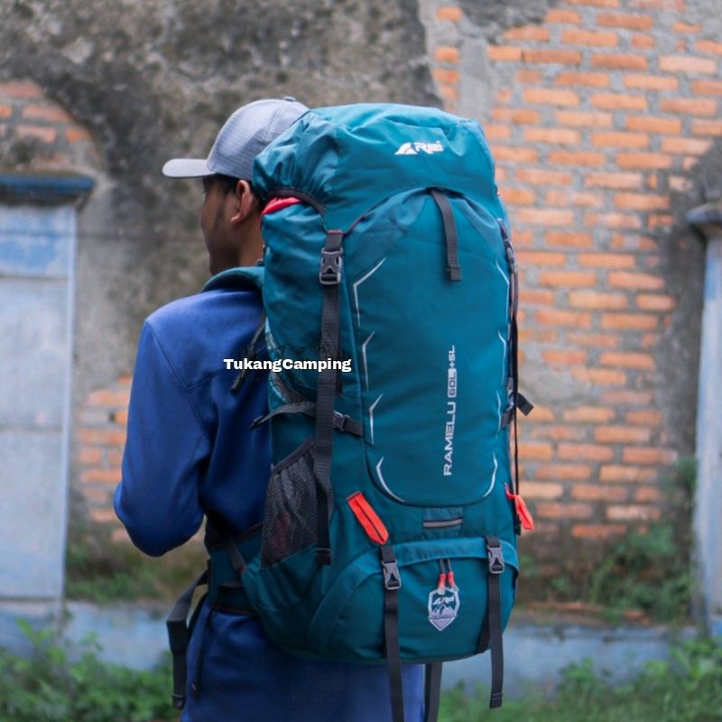 Tas Gunung keril Carrier Rei 60 Liter / Arei Ramelu 60 Liter / Rei Ramelu 60L  / carrier Gunung AREI