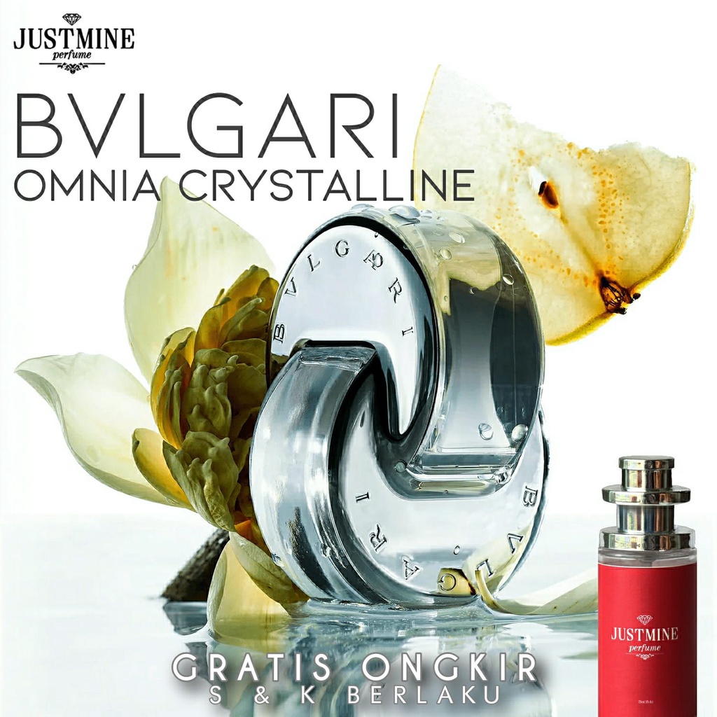 PARFUM WANITA BVLGARI OMINA CRYSTALLINE ORIGINAL TAHAN LAMA MURAH BERKUALITAS