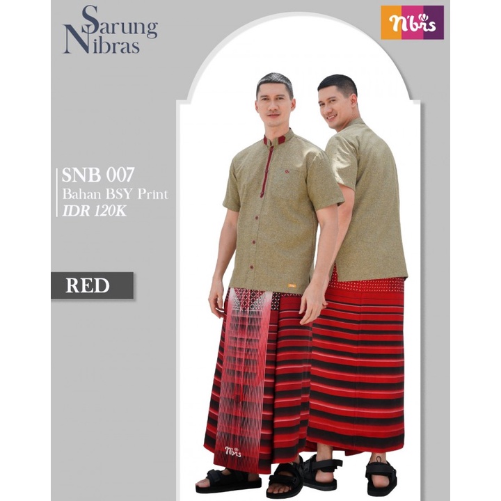 SARUNG PRIA SNB 007 / SARUNG NIBRAS DEWASA TERBARU / SARUNG SHOLAT PRIA / SARUNG NIBRAS TERBARU - DZ