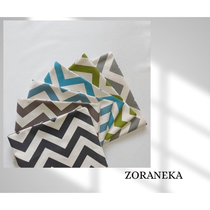 Kain Kanvas Import Motif ZIG ZAG