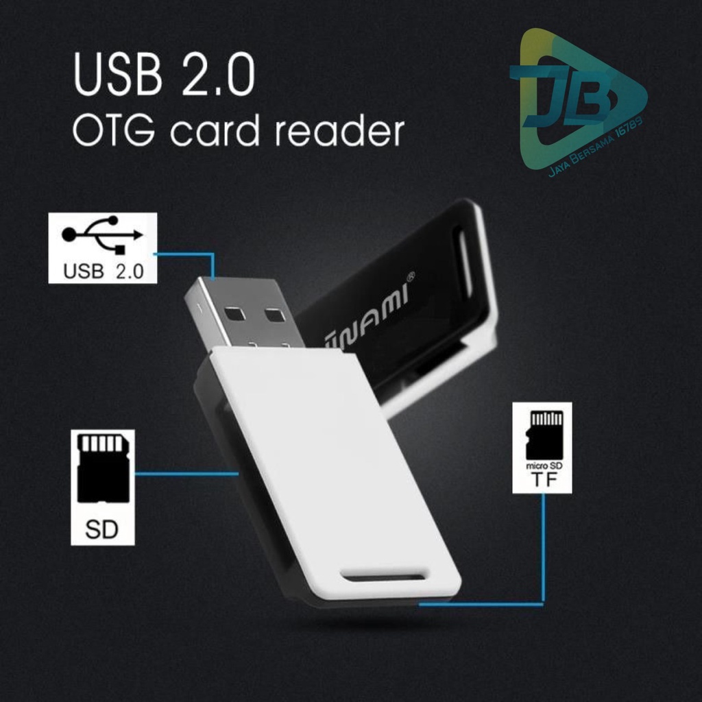 Card reader DIINAMI sd card &amp; Micro sd card high speed fast translit data usb 2.0 all in one for smartphone &amp; tablets JB5324