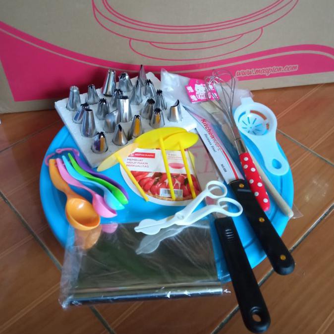 

Set 37 Peralatan Dekorasi Kue Ulang Tahun Kue Tart Set Termurah