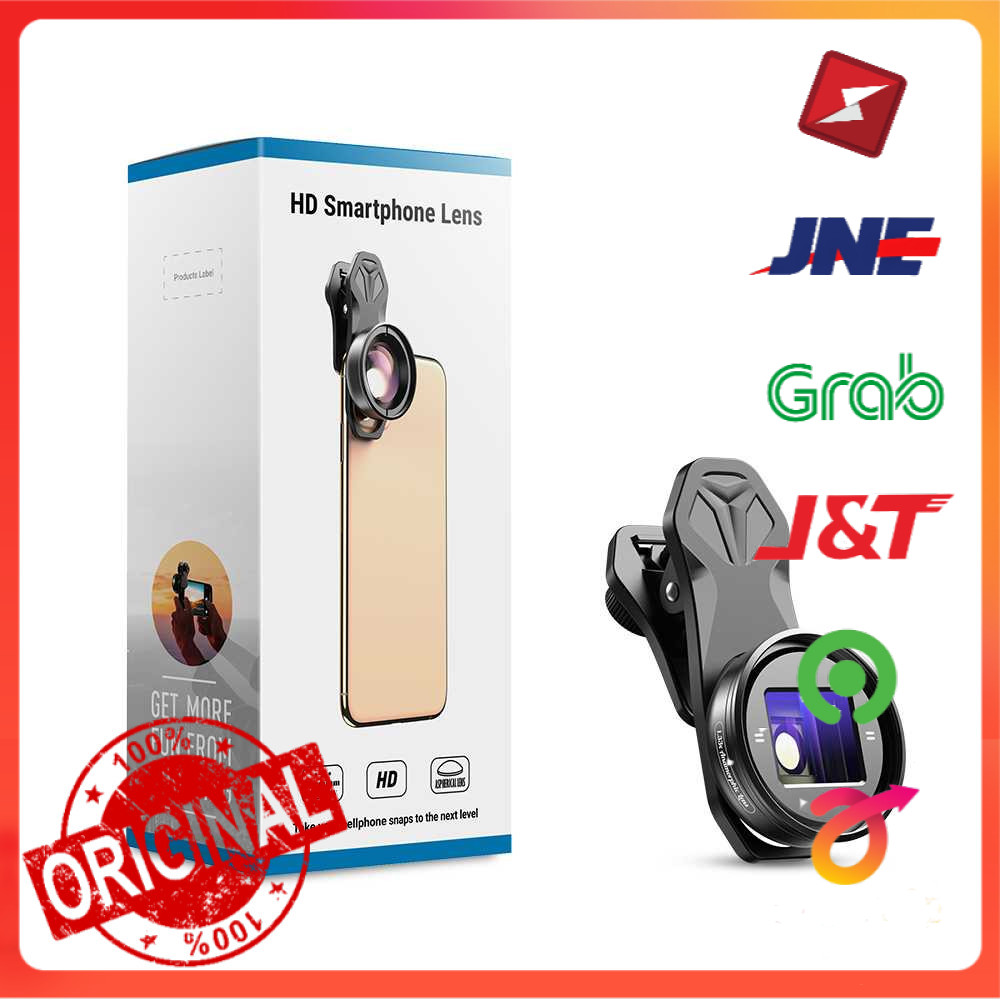 APEXEL Lensa Kamera Smartphone Wide Angle Anamorphic 1.33X APL-HBHDAN