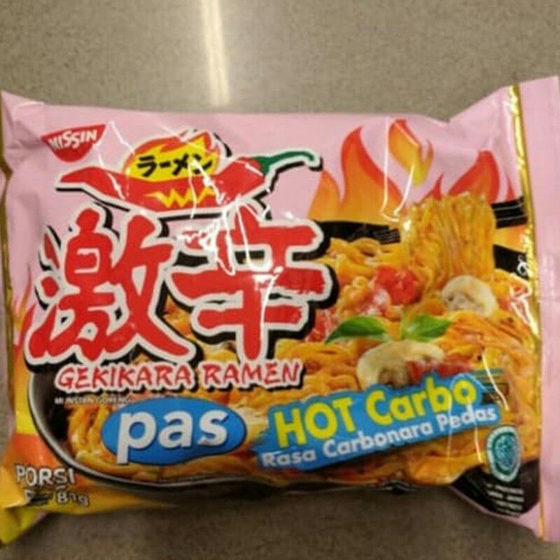 

Gekikara Ramen Carbonara Pedas