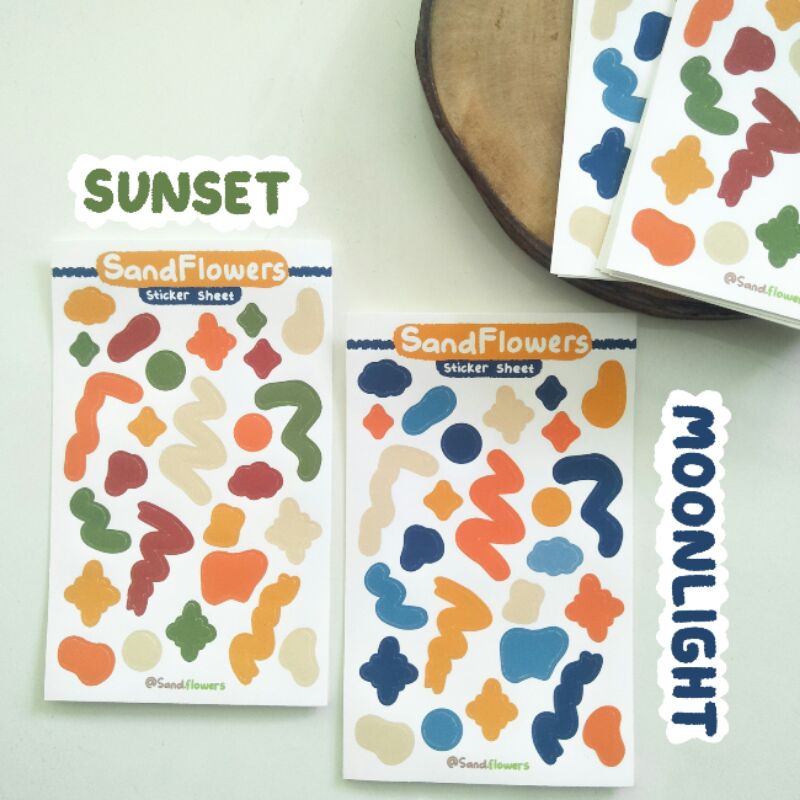 

Sand Flowers - Confetti Sticker Sheet