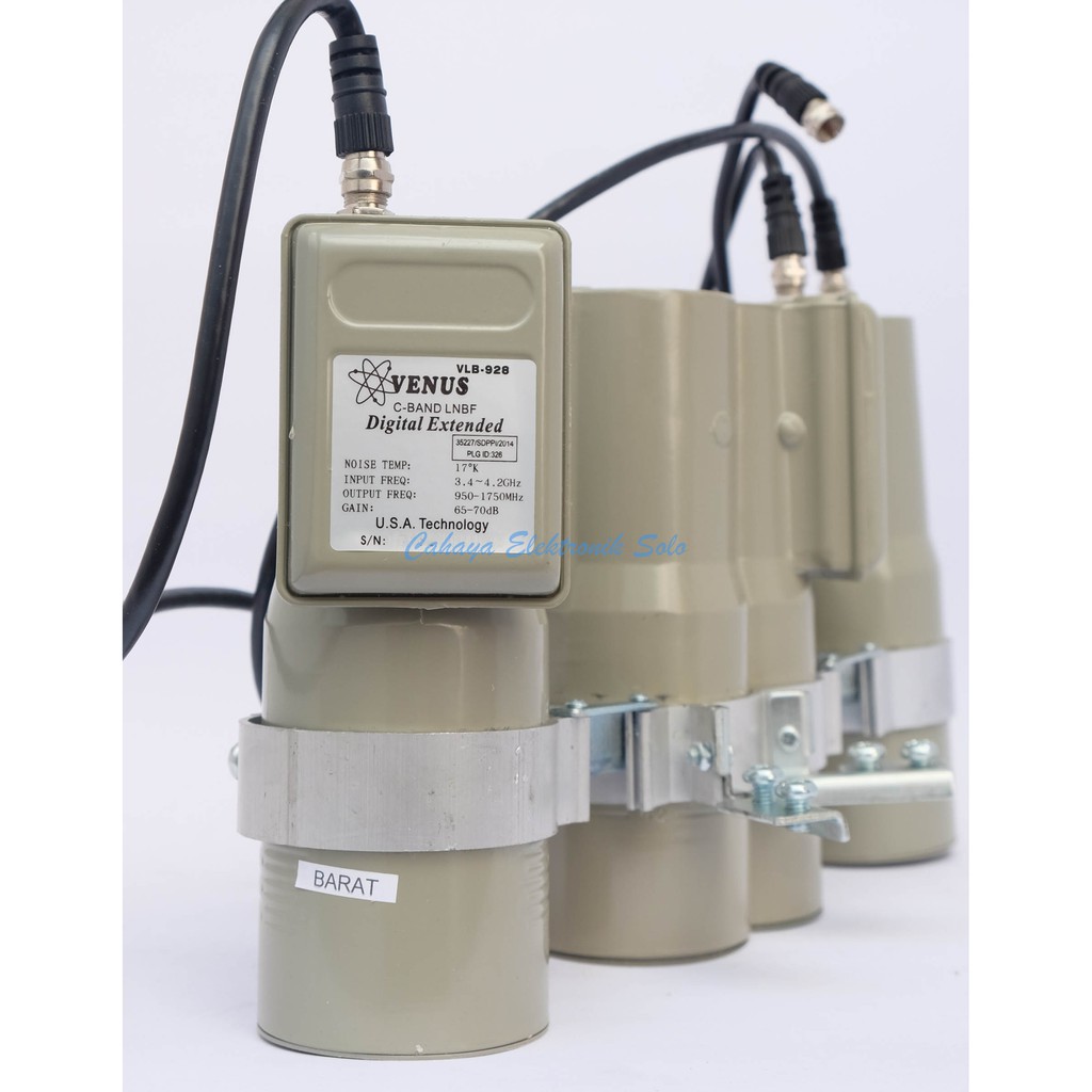 LNB Venus 780 4 in 1 C band untuk Dish 7 feet 7210 1 receiver Asiasat Telkom Palapa