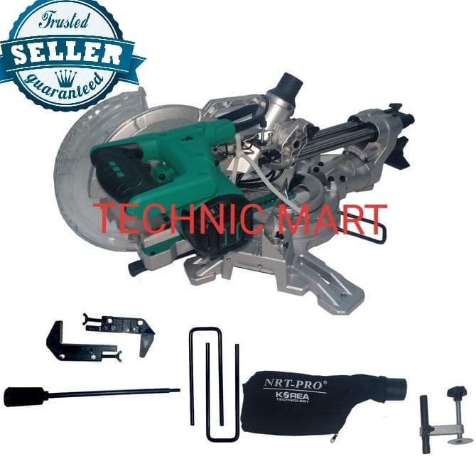 Ms1055Hd Miter Saw Sliding Gergaji Compound Kayu 10" Nrt Pro (Makita)