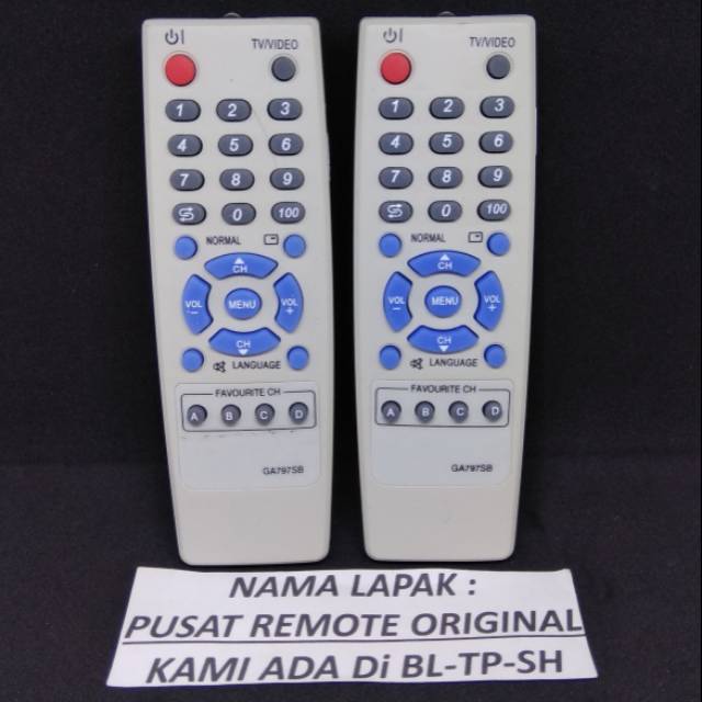 REMOTE REMOT TV TABUNG SHARP ALEXANDER IIOTTO KECIL