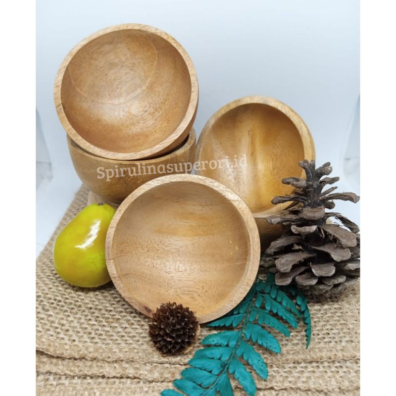 mangkok masker | mangkok kayu mahoni