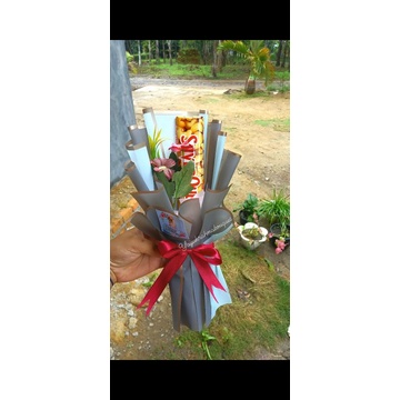 

mini bouquet silverqueen mix bunga