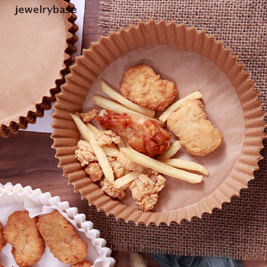 (jewelrybase) Kertas Alas Air Fryer Anti Lengket Sekali Pakai