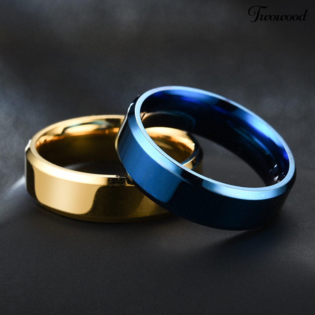 Cincin Bahan Stainless Steel Anti Karat Untuk Pria