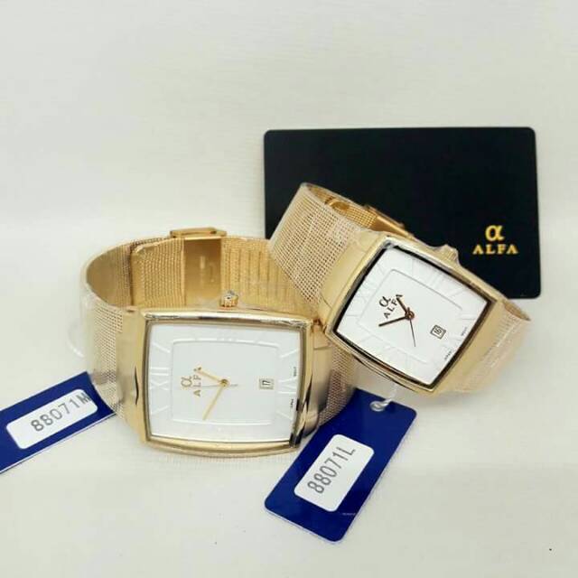 Jam tangan couple original alfa