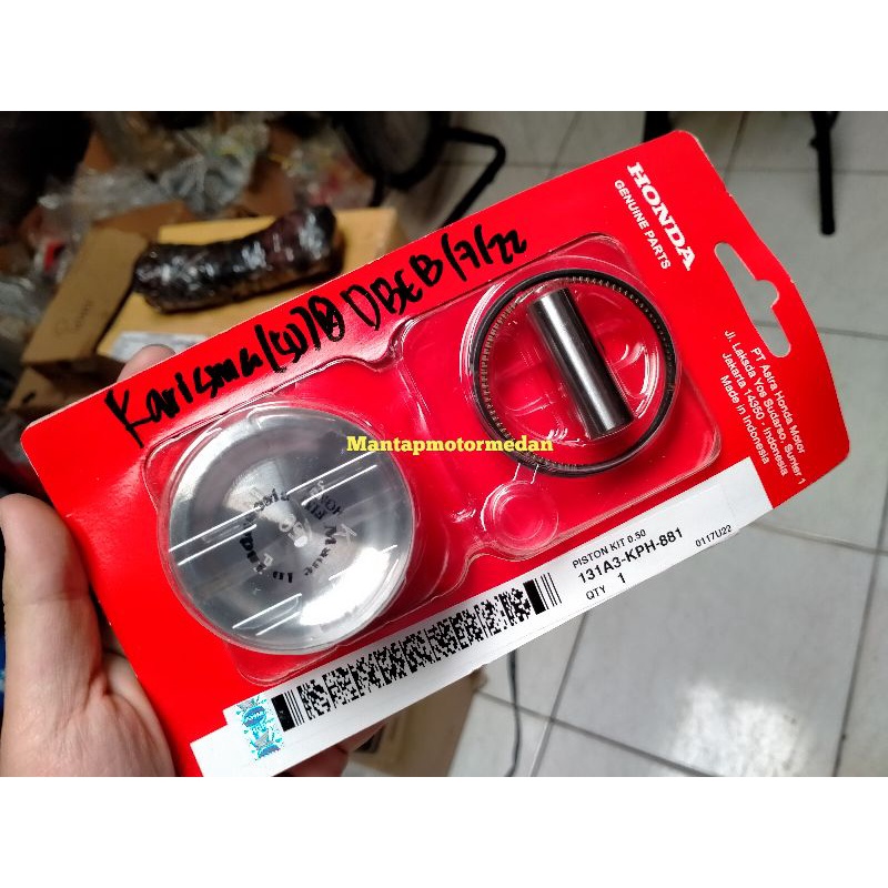 Piston Kit Seher Ring Pen Karisma Kirana Supra X 125 Lama Batman Over Size OS STD 25 50 75 100 Origi