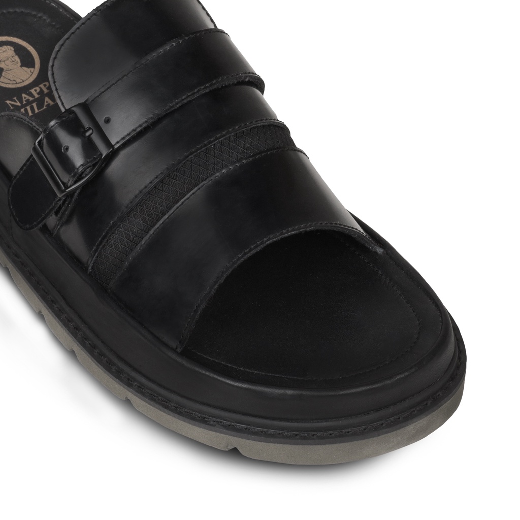 Liv Buckle Slides Black