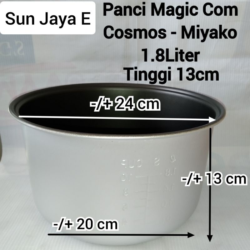 Panci Magic Com Cosmos Crj 3301 3302 3305 3306 323s DLL - mcm 528 507 508 DLL
