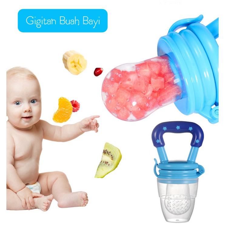 BB-035 Gigitan Buah Bayi/ Empeng Buah Feeder/Teether Dot Bayi Anak