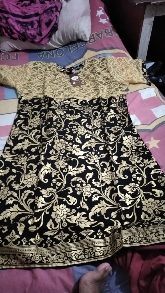 Couple Batik Sania Ruffle Ori Ndori Jowi Dnt Prada Dress Batik