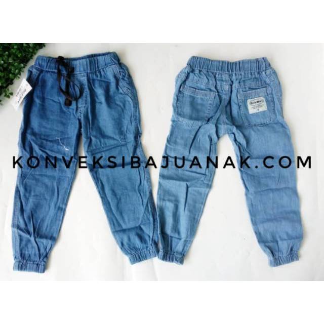  Jogger  anak 8 10 12 Denim Joger CELANA  PANJANG ANAK 