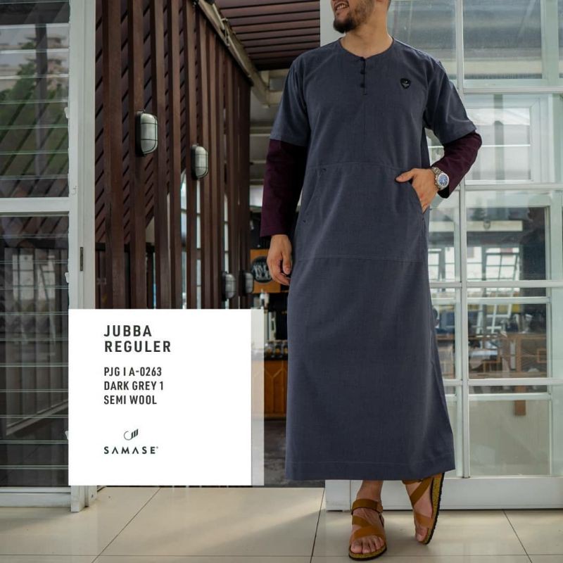 SAMASE JUBBA REGULER DARK GREY
