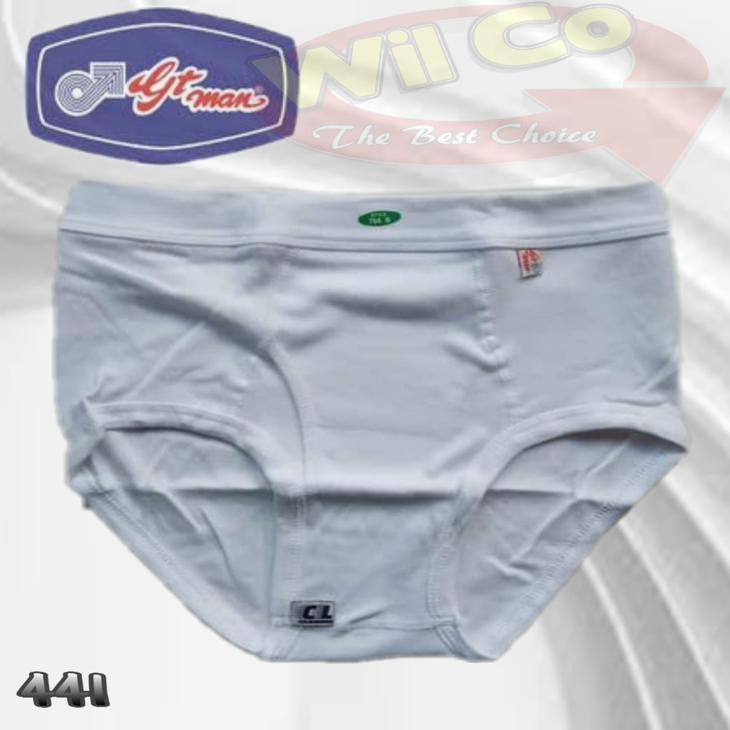 K441 - [Harga Per 1 Potong] CELANA DALAM BRIEFT [SEGITIGA] PRIA GT-MAN SIZE S - XL