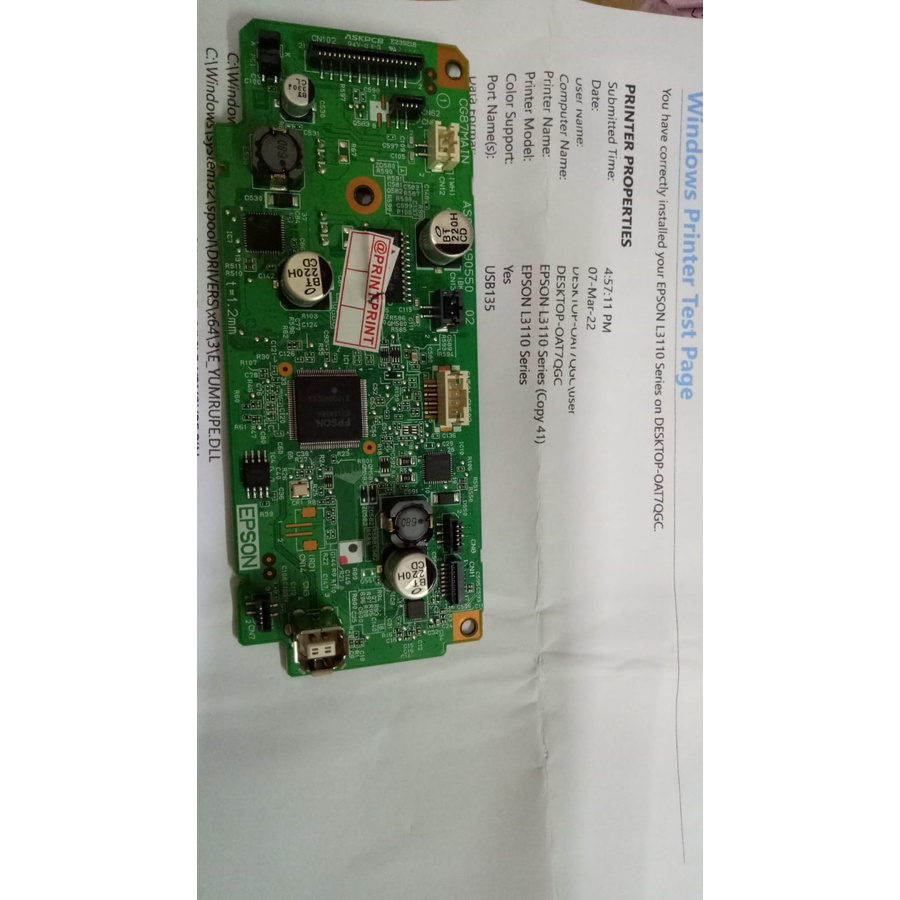 mainboard L3110 logic board Epson L 3110 3110 Epson printer