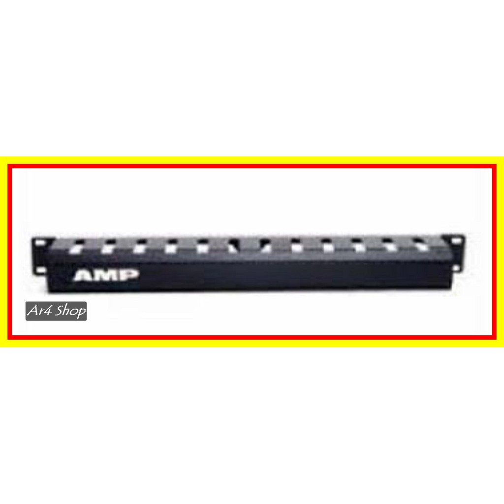 Cable &Amp; Utilities - Amp - Wire Management 1U Black